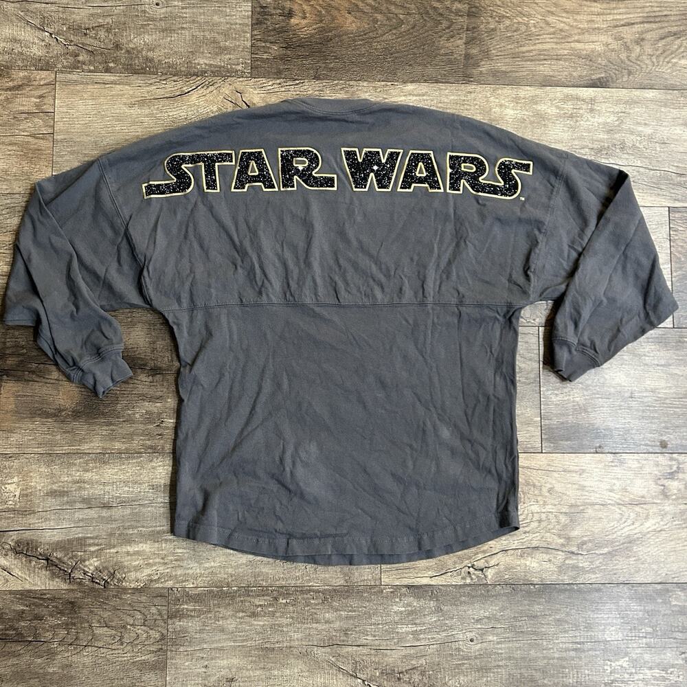 Disney Parks Star Wars Galaxy’s Edge Spirit Jersey Gray Unisex Size Small